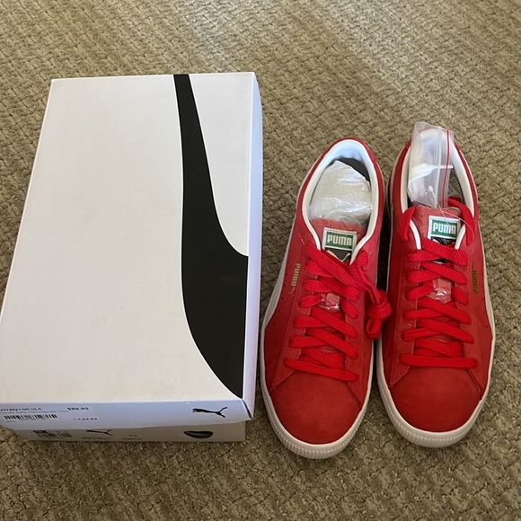 Puma men suede vtg sneaker - Picture 2 of 3